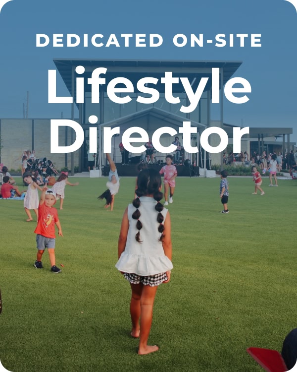 Dedicated on-site Lifestyle Director — kids playing on the event lawn at Revelry